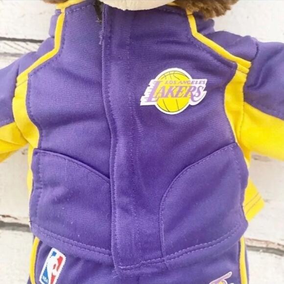 BUILD A BEAR Los Angeles Lakers Plush - Picture 2 of 10